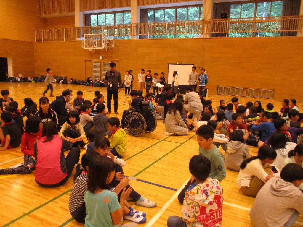 中山小学校との交流会がありました。