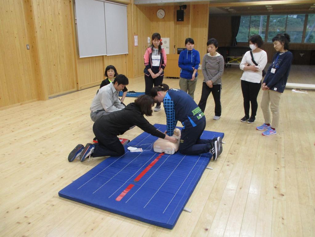 心肺蘇生法講習会がありました。