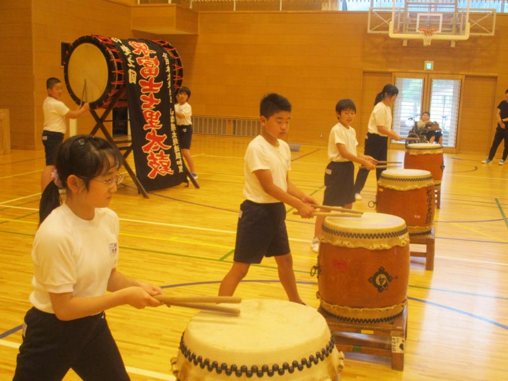 ６年生太鼓指導開始!