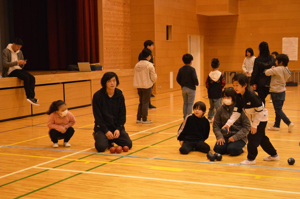 親子体験がありました！（ボッチャ）