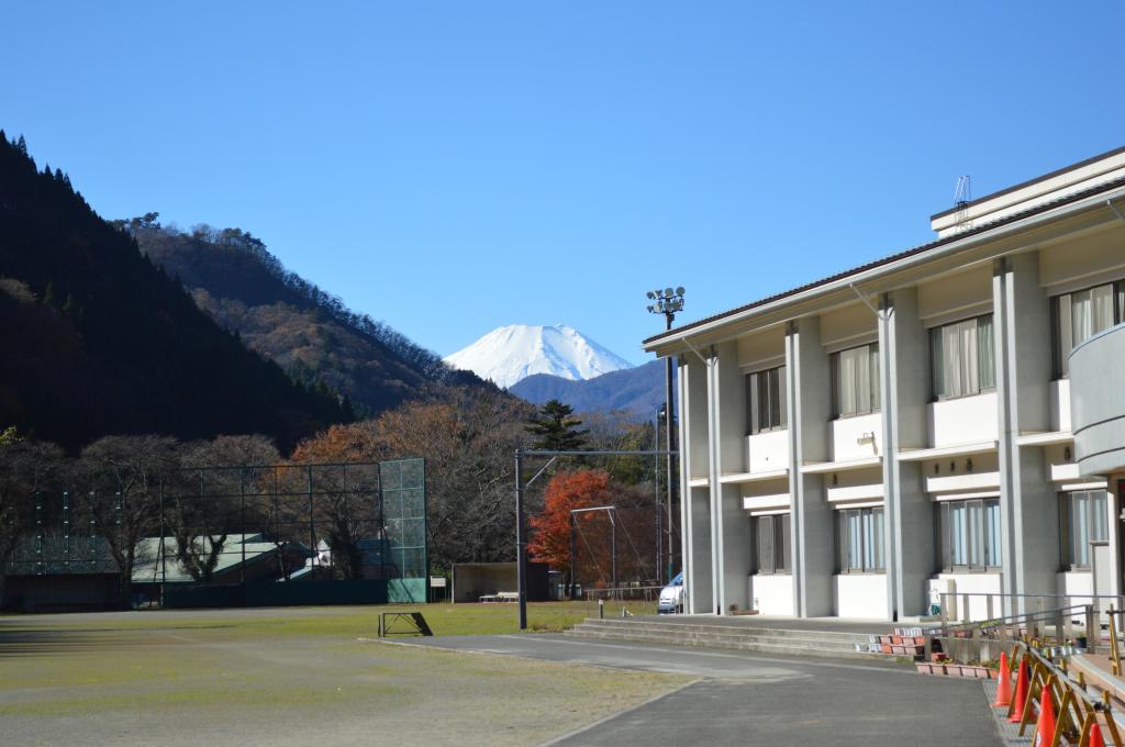 学校から見える富士山🗻