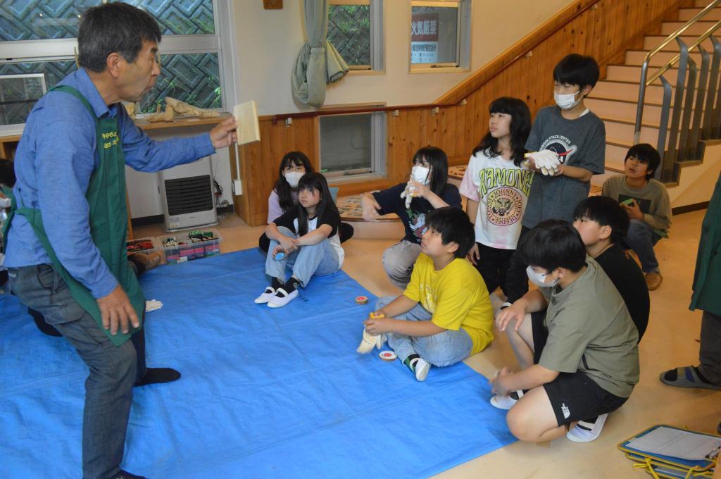 ５年生　間伐木工体験