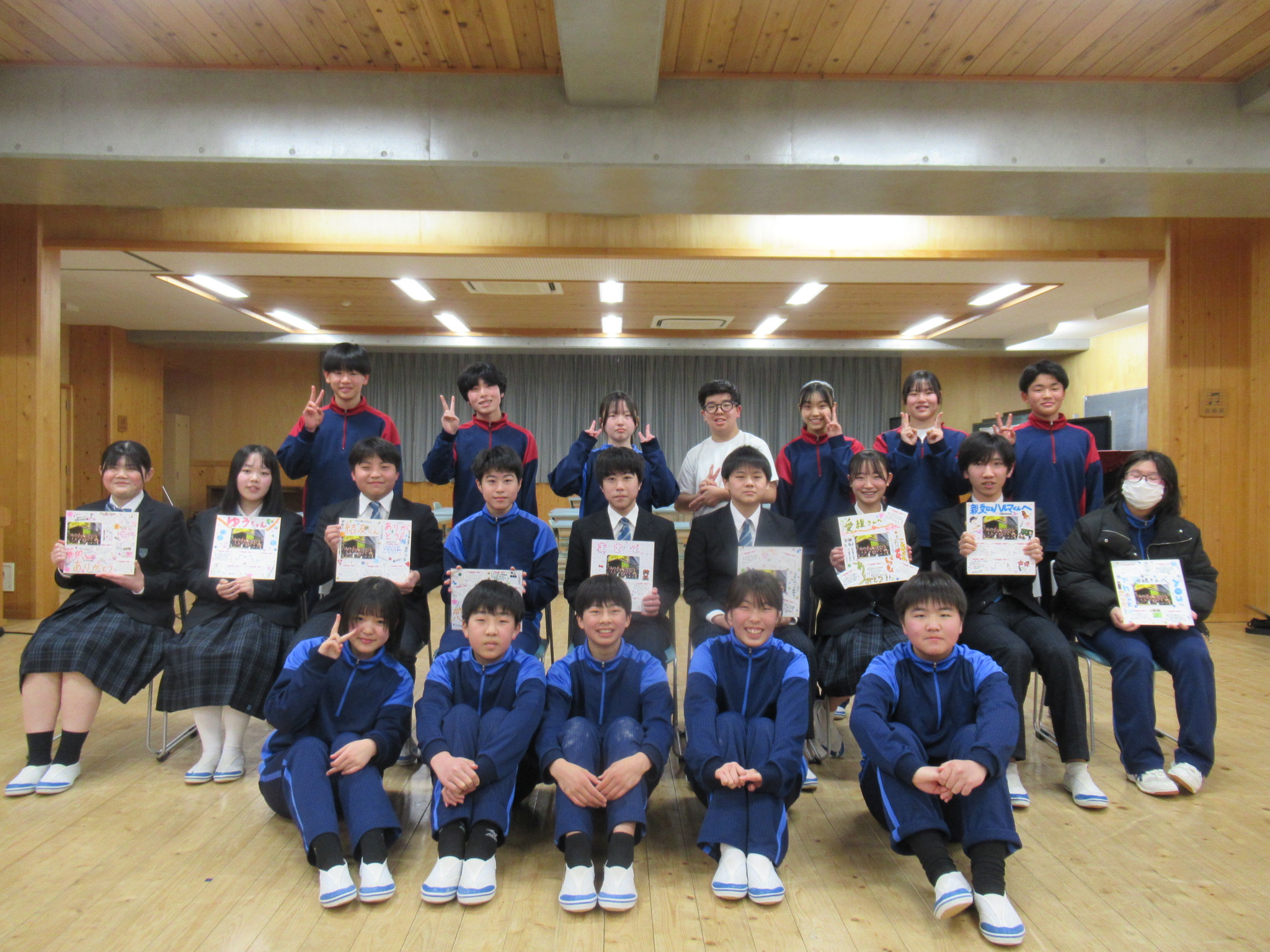 Ｒ７（２５号）早くも２月後半へ！三年生に贈る会